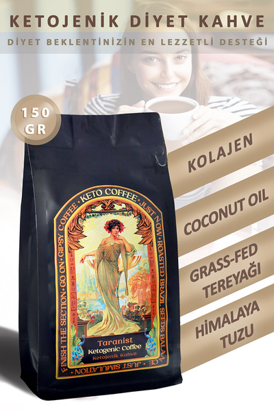 Taranist Ketojenik Kahve Kolajen Hindistan Cevizi Yağı Grass Fed Tereyağı Por...