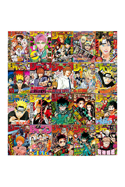 Ororabutik Anime Naruto-Demon Slayer Poster Seti- 20 Adet-A5
