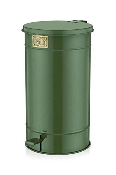 The Mia Khaki 24 Lt Trash Can - Glv0746