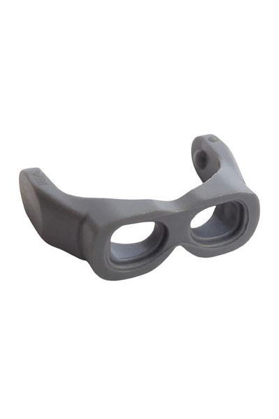LEGO Moc Custom Accessory Minifigure Minifigure Headgear Visor Pilot Glasses Dark Gray 1 Piece