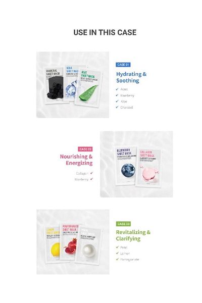 Eunyul - Purity Lemon Sheet Mask - Limon Yüz Maskesi - Kore
