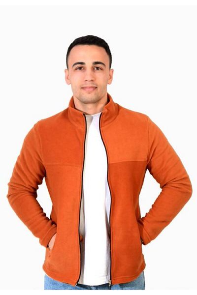 DESCRİBE Men's Zippered Pocket Fleece Jacket
