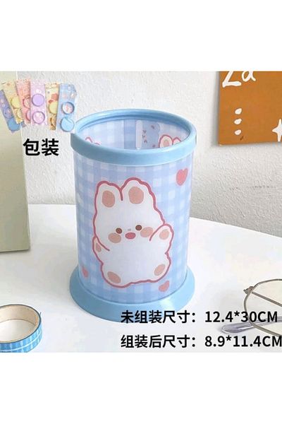 synshop Kawaii Teddy Coco Bear Teddy Bear Rabbit Θήκη για στυλό Μολυβοθήκη Μακιγιάζ Καλλυντικά Organizer