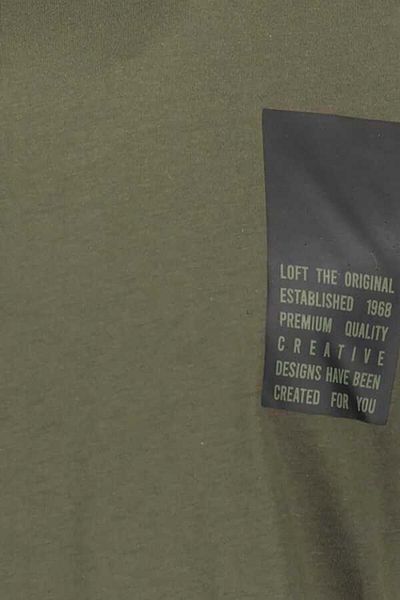 Loft 2031824 REGULAR CHEST PRINT K.SLEEVE T-SHIRT - LOFT - KHAKI - XL - ST06202-KHAKI-XL