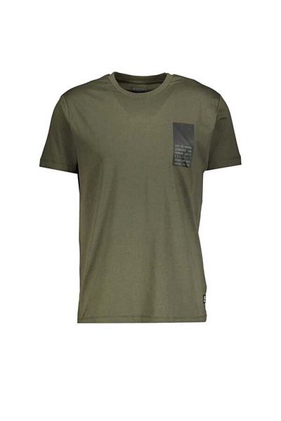 Loft 2031824 REGULAR CHEST PRINT K.SLEEVE T-SHIRT - LOFT - KHAKI - XL - ST06202-KHAKI-XL