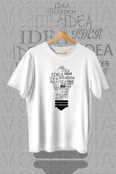 Vordevia Idea Printed Λευκό Oversize T-Shirt