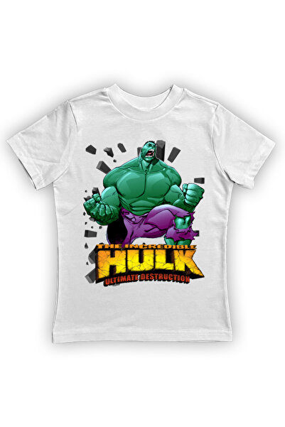 Hulk Tricou pentru copii de vară - imprimat, bumbac pieptănat