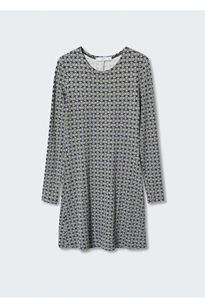 MANGO Yeşil Kadın Elbise 37054065