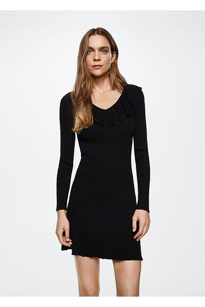 MANGO Woman Black Women's Dress37017722
