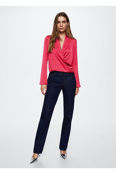 MANGO Woman Φούξια γυναικείο μπουστάκι 37049070