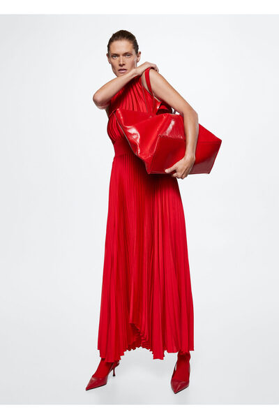MANGO Woman Red Women's Adult Dress37017767
