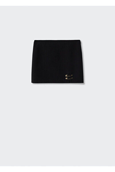 MANGO Woman Siyah Kadın Etek  37037757