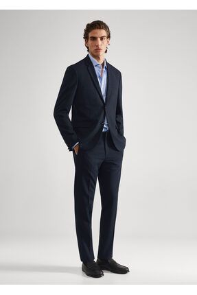 MANGO Man Lacivert Erkek Blazer Ceket 47050659 Fiyat Yorumlar Trendyol