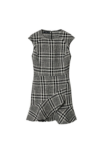 MANGO Woman Beyaz Kadın Elbise  37045960