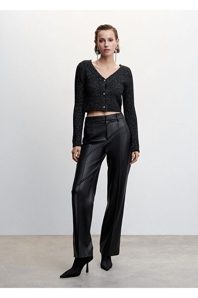 MANGO Woman Black Women's Cardigan37039104