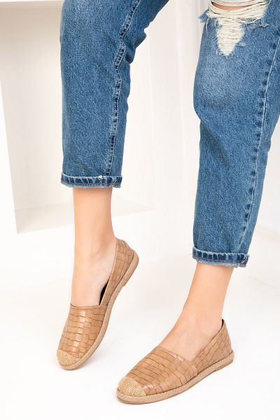 SOHO Mink Crocodile Women's Ballerinas 17960