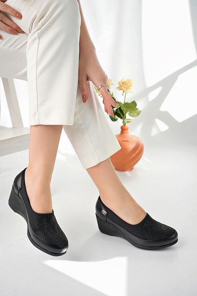 StWenn Women's Wedge Heel Comfortable Sole Casual Shoes Women's Flats Daily Shoes