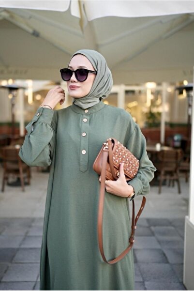 NS Moda Hijab Saye Set Khaki Model-509