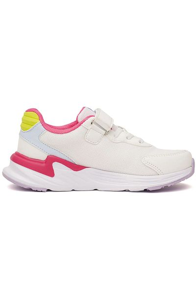 hummel Hummel Hml Candel Jr. Pantofi sport pentru copii - 900419 -9007, ALB/ROZ