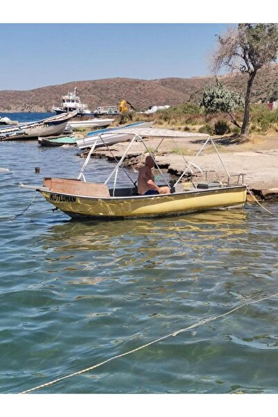 HobiStore Katlanabilir 2 Kollu Tekne ve Bot Tentesi ( Havacı Kamuflaj En : 150 cm )