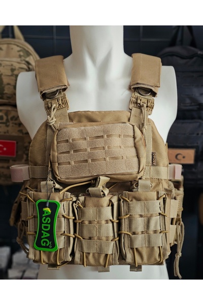 ASDAĞ Asdağ Sarı Fırtına Hücum Yeleği (4 kilitli)