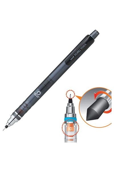 Uni Kuru Toga T 0.5 Versatil Pen Black