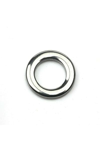 SEOUL ONTARIO 15 Pieces Stainless Steel 12.3 Mm/7.8 Mm No:9-318 Kg(700 LBS) Pulls, Solid (CLOSED) Ring, Jig Asist Ring