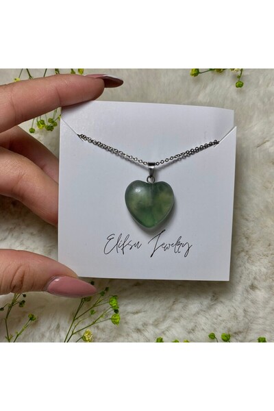 Elifsu Jewelry Florit Dahi Taşı Doğal Taş Kolye / OKUL İÇİN ÖNERİLENLER