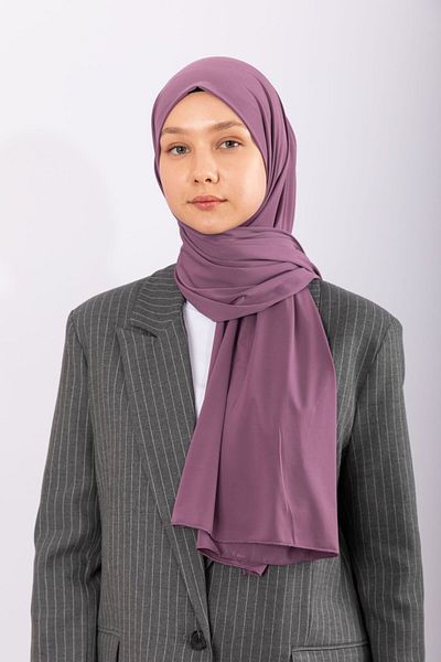 hijabchi Εισαγόμενο Premium Jersey - Σκούρο Λιλά