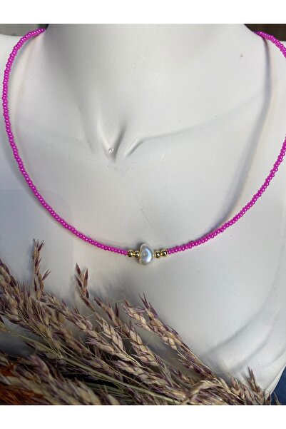 Lucios قلادة من الخرز اللؤلؤي 45 سم