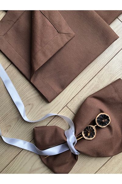 Bayır 4-Piece Square Fabric Napkin 45x45