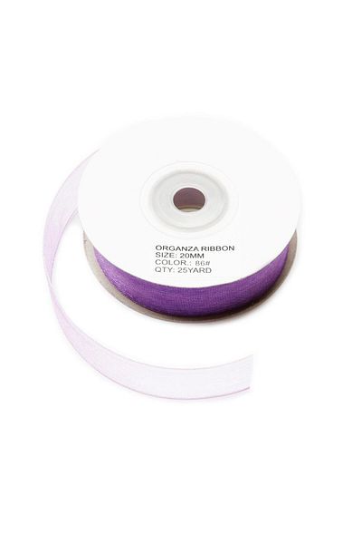 YENİ HEDİYELİK DÜNYAM Κορδέλα Organza 2cm-23mt-λιλά Μοντέλο