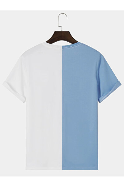 Revasser Unisex Γυναικείο/Ανδρικό ΔΙΠΛΟ Χρώμα Special Oversize Βαμβακερό χτενισμένο μπλουζάκι