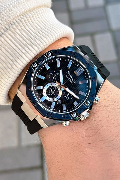 Ferrucci Function FCF.03256FS.02 Silicone Cord Men's Wristwatch