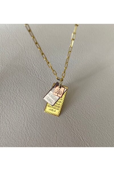 h&b design jewel 925 Ayar Gümüş 3 Lü Dua Kolye