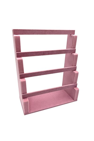 Zeyn Dekor Βάση σκουλαρικιών Merdiven σε ροζ χρώμα