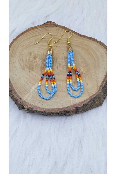 HAPPY HANDMADE BOHEM EARRING AFRICAN JEWELRY GIFT EARRING