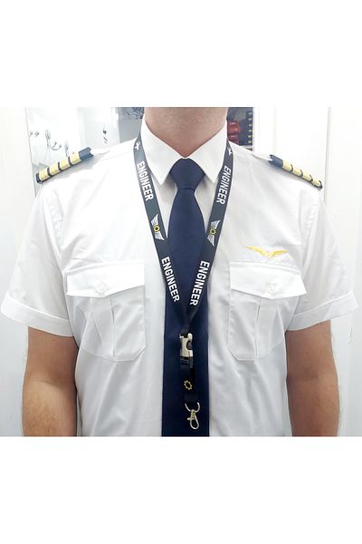 Havacı Uçuş Dünyası Engineer, Engineer Printed Neck Rope, Lanyard