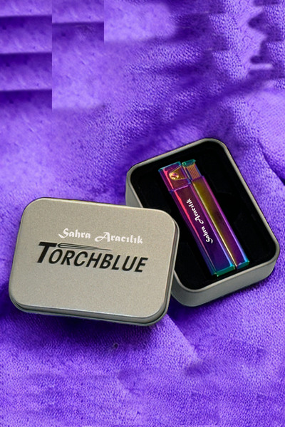 tusah Metal Gökkuşağı Renkli İsme Özel Puro Çakmağı