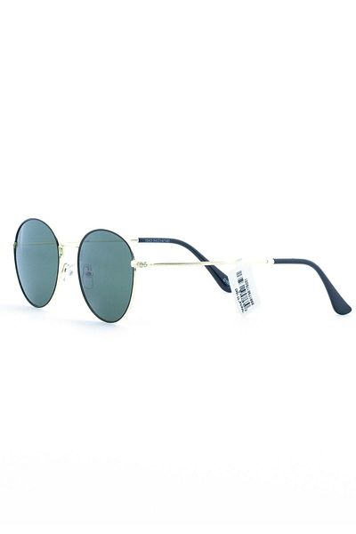 Toms Teddy Polarized UV Metal Sunglasses Gold Black Tt1043c103
