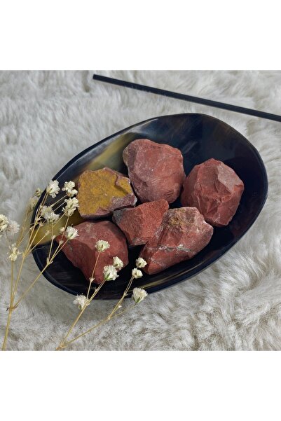 Elifsu Jewelry Kırmızı Jasper Taşı Ham Kütle Doğal Taş