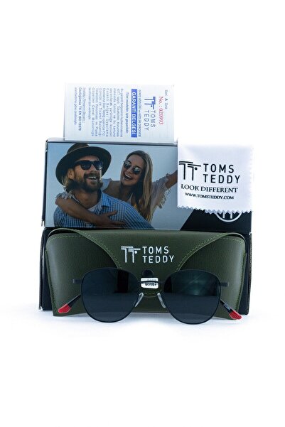 Toms Teddy Polarized/uv Metal Sunglasses Matte Black Tt1050c108m