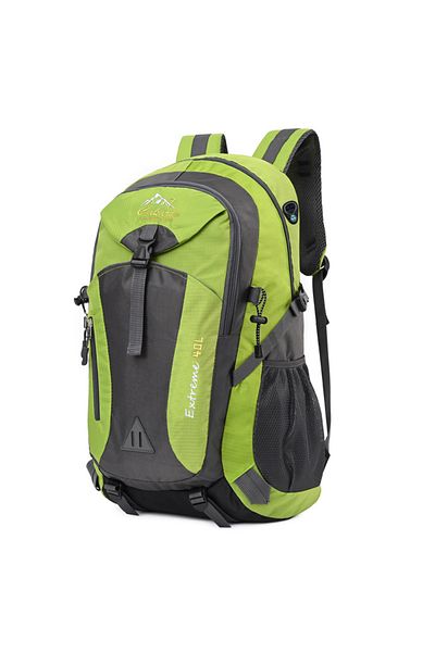 Bliss Green Imported Multipocket Waterproof Outdoor Mountaineer Sports Bag 40 lt