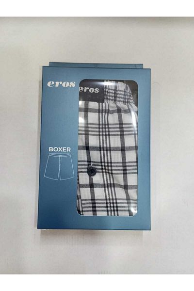Eros POPLIN BOXED SPECIAL MEN'S BOXER 25% COTTON 75% POLYESTER