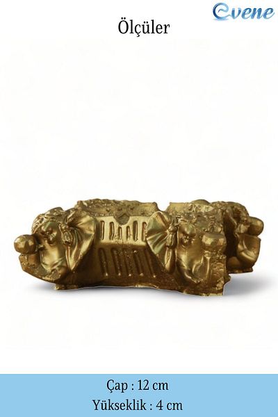 Evene Ashtray Gold Ashtray Decorative Ashtray 4 Pieces Model 6