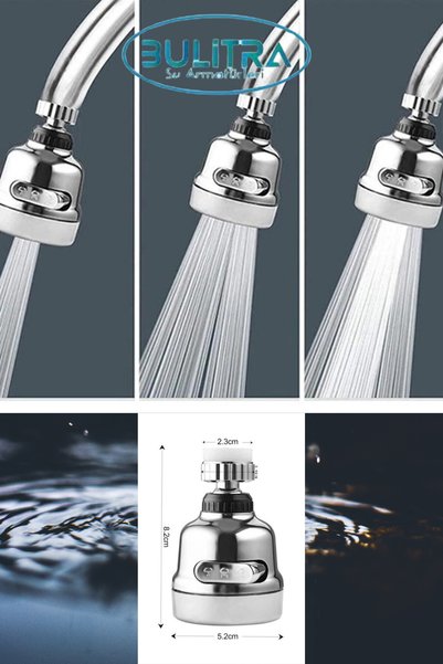 BULİTRA Su Armatürleri 3 Function Water Saving Faucet Spout Water Saving Fountain Spout