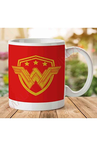 ART HEDİYE Wonder Eagle Wonder Woman Symbol Two Sided Printed Mug