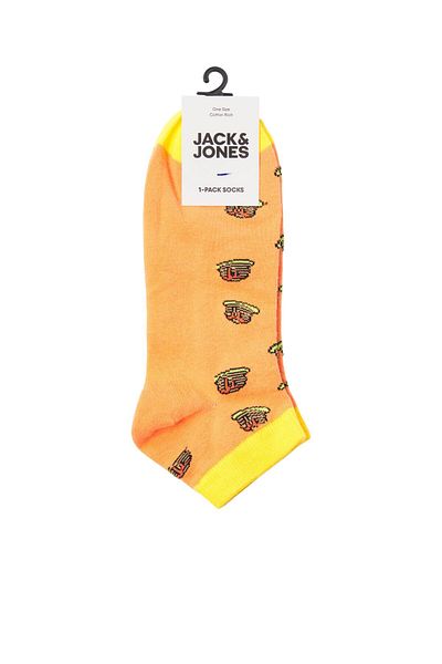 Jack & Jones Мъжки къси чорапи Jack Jones Jacjunk, оранжеви, 12252091-23
