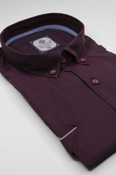 Pietra Paul Wide Fit Plain Pocket Cotton Men's Shirt