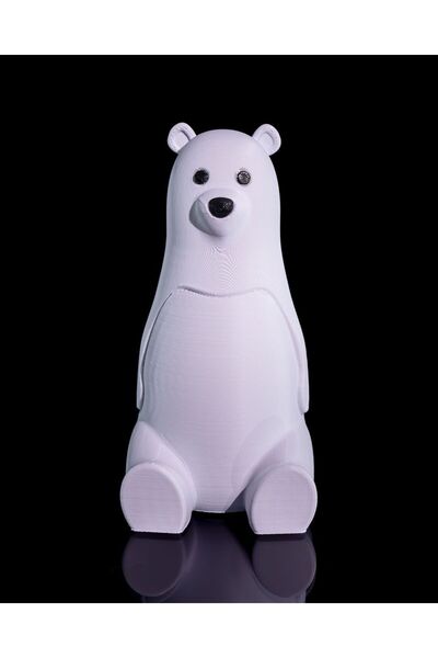 VeyernCraft Ayılı Kutup Ayısı Kumbara Saklama Kutusu Gizli Kutu Ayı Desenli Ö...